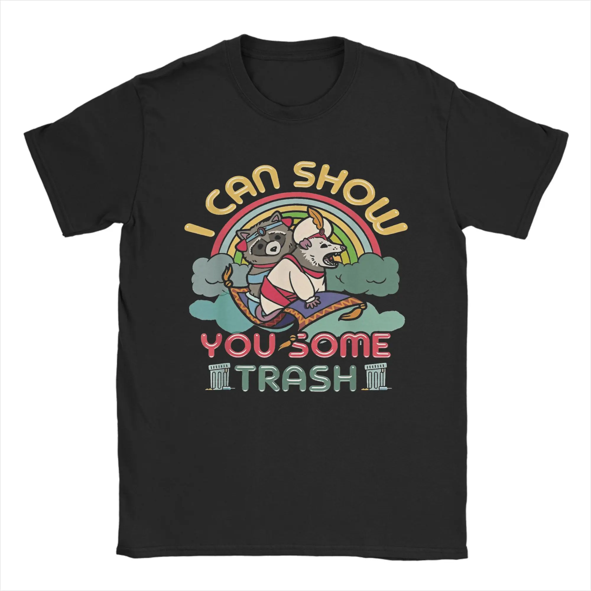

I Can Show You Some Trash T-Shirts Men Vintage Cotton Tee Shirt O Neck Short Sleeve T Shirts New Arrival Clothing