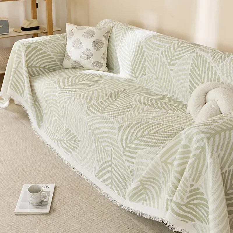 New Sofa Cover for All Seasons, Full Coverage Anti-Cat Scratch Sofa Blanket, Non-Slip Dustproof Slipcover