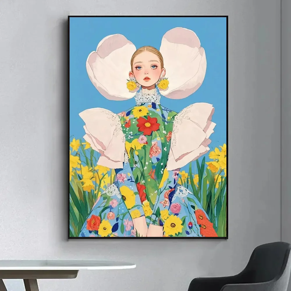 1pc Matisse Gallery Poster Self-adhesive Art Waterproof Paper Sticker Coffee House Bar Room Wall Decor
