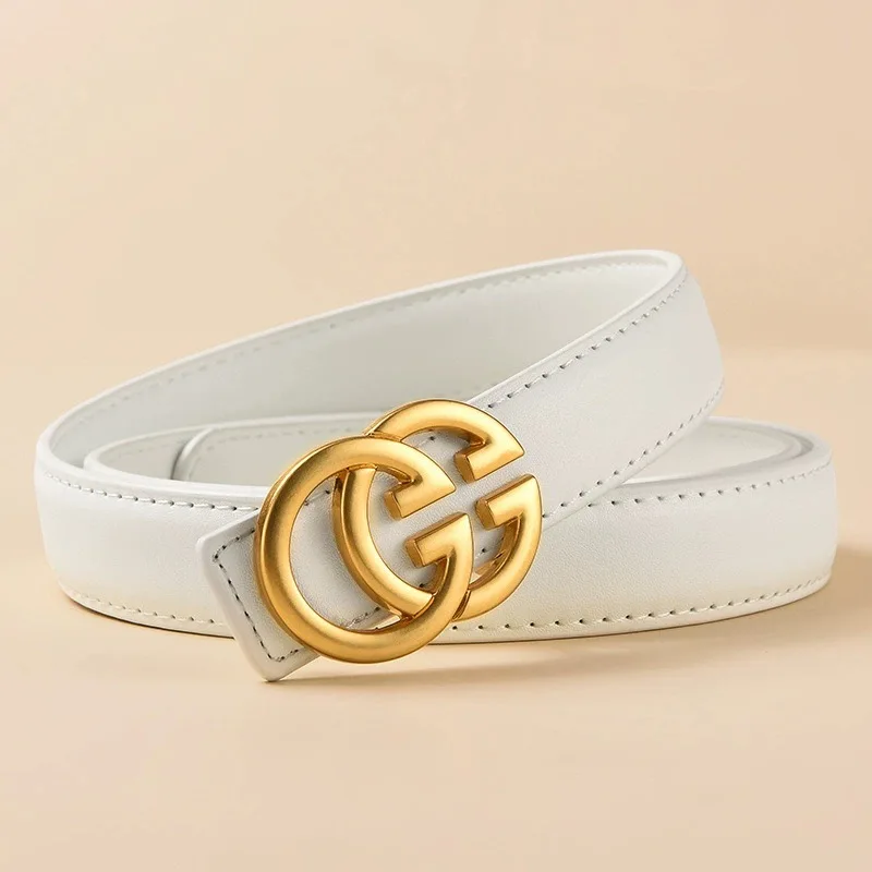 1PC Women's Leather Belt with  Letters Casual Fashionable Versatile Belt Trendy Jeans Belt High Quality Women's Style Waistband