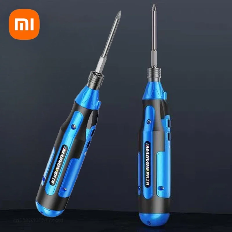 xiaomi conjunto de chave de fenda eletrica recarregavel energia totalmente automatica pequena ferramenta de reparo domestico sem fio novo 01