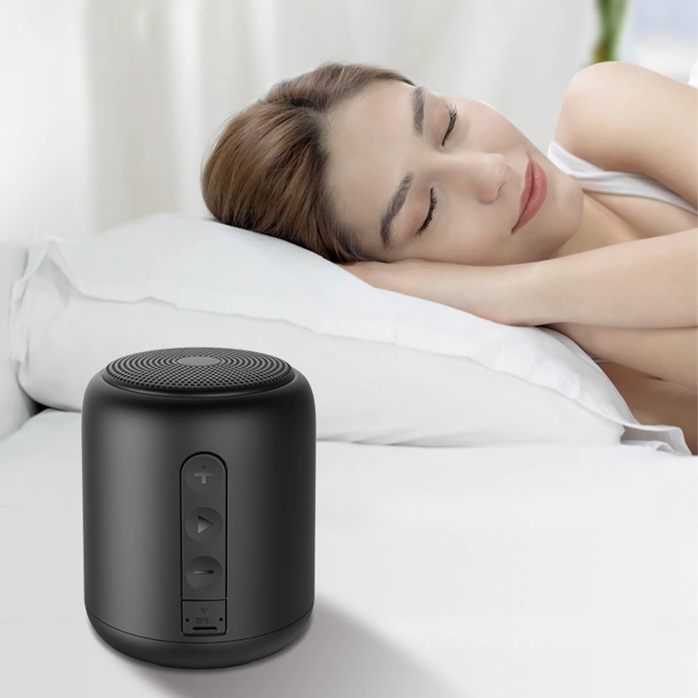 5.0 PowerfulCompatible Mini Travel 12 Hours Wireless Speaker Portable Waterproof HIFI USB Charging Noise Cancelling