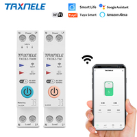63A 1P+N WIFI Smart Switch Energy Meter KWh Metering Monitoring Circuit Breaker Timer Relay MCB TUYA Smart Life 110VAC 230VAC