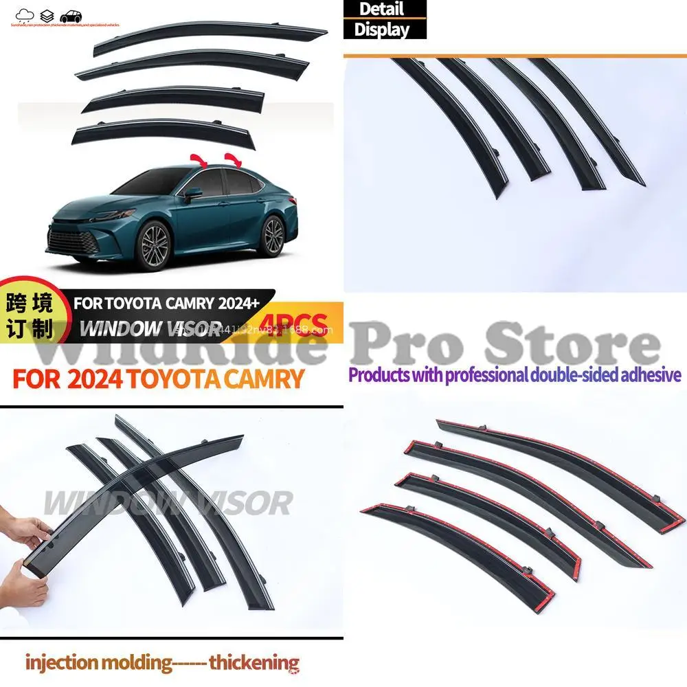 

1 set For 2025 Toyota Camry XV80 Rain Guard Window Visor Deflector