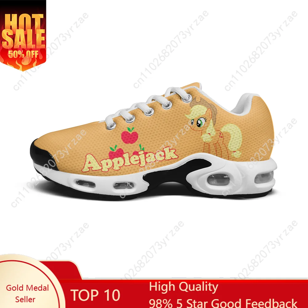 

Applejack Air Cushion Sneakers Man Woman Yellow Sneaker My Little Pony Friendship Is Magic Fashion Cosplay Shoes Custom Shoe