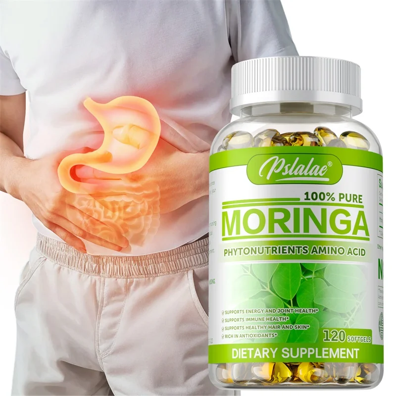 

Капсулы Моринга — чистый порошок Моринга, способствует здоровью кожи, волос и кишечника, повышает иммунитет, энергию, антиоксидант.
