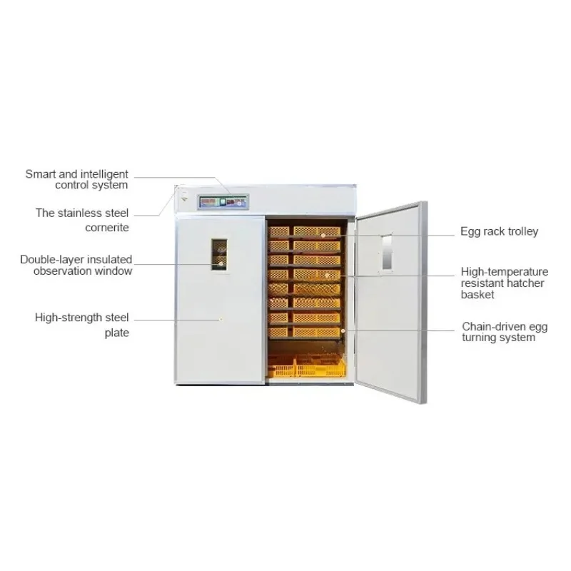 Automatic 528 ligent Dry Wet Separation Chicken Chicken Hatchery Machine Equipment