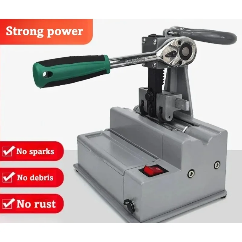 Electric Bench Type Tube Cutter Plug In AC Power For Thin Wall Stainless Steel Plastic Covered Pipe