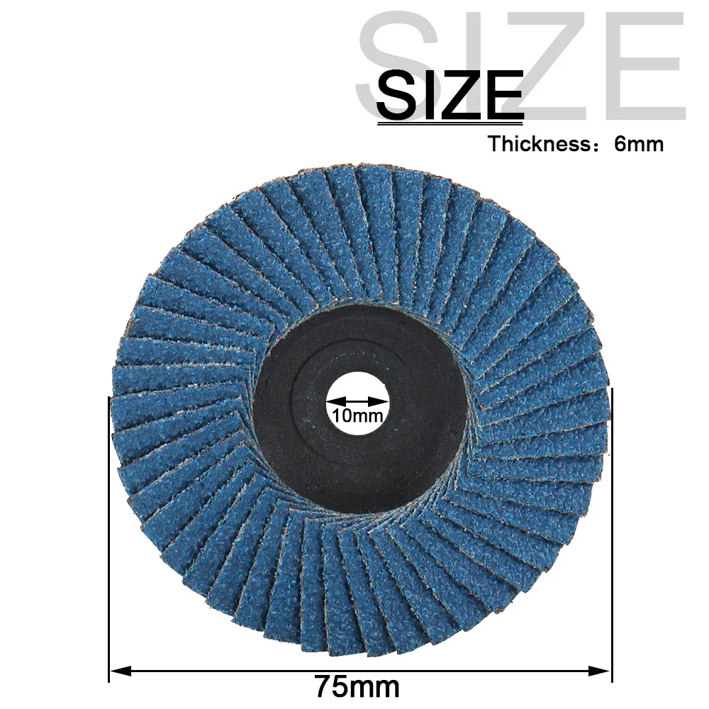 5pcs/Set 75mm Brazed Cutting Disc Metal Cut Off Wheel Mini Stone Saw Blade Wool Grinding Wheel for Angle Grinder Cutting Polishi