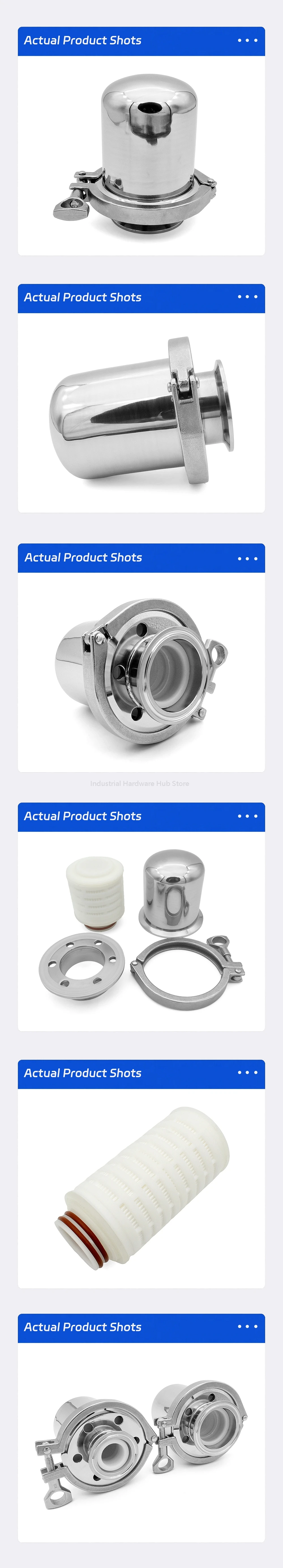 Korrosionsbeständiger Tri-Clamp-Tankentlüftungsfilter aus Edelstahl 304, 2,5 Zoll (38 mm)/5 Zoll (51 mm), Sanitärluftfilter für Sanitärtanks – Detail 14