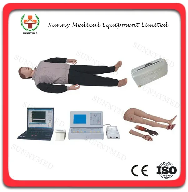 SY-N025 Medizinische Wissenschaftsprodukte zum Training elektronischer CPR-Puppe