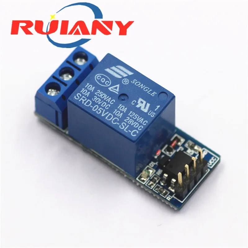 one 1 channel relay module, with optocoupler isolation, fully compatible with 3.3V and 5V Signal, relay control