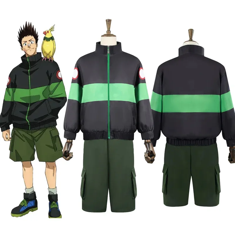 

Sakamoto Days Heisuke Mashimo Costume Set Black Green Bomber Jacket Windbreaker Manga Anime Cosplay Event Casual Costumized