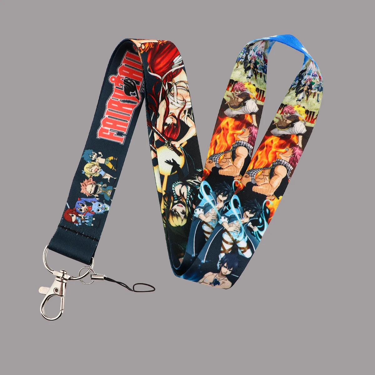 

Japanese Manga Lanyards for Keys Mobile Phone Neck Strap Keychain Gym Key Holder Hanging Rope Keyring Accessories Gifts