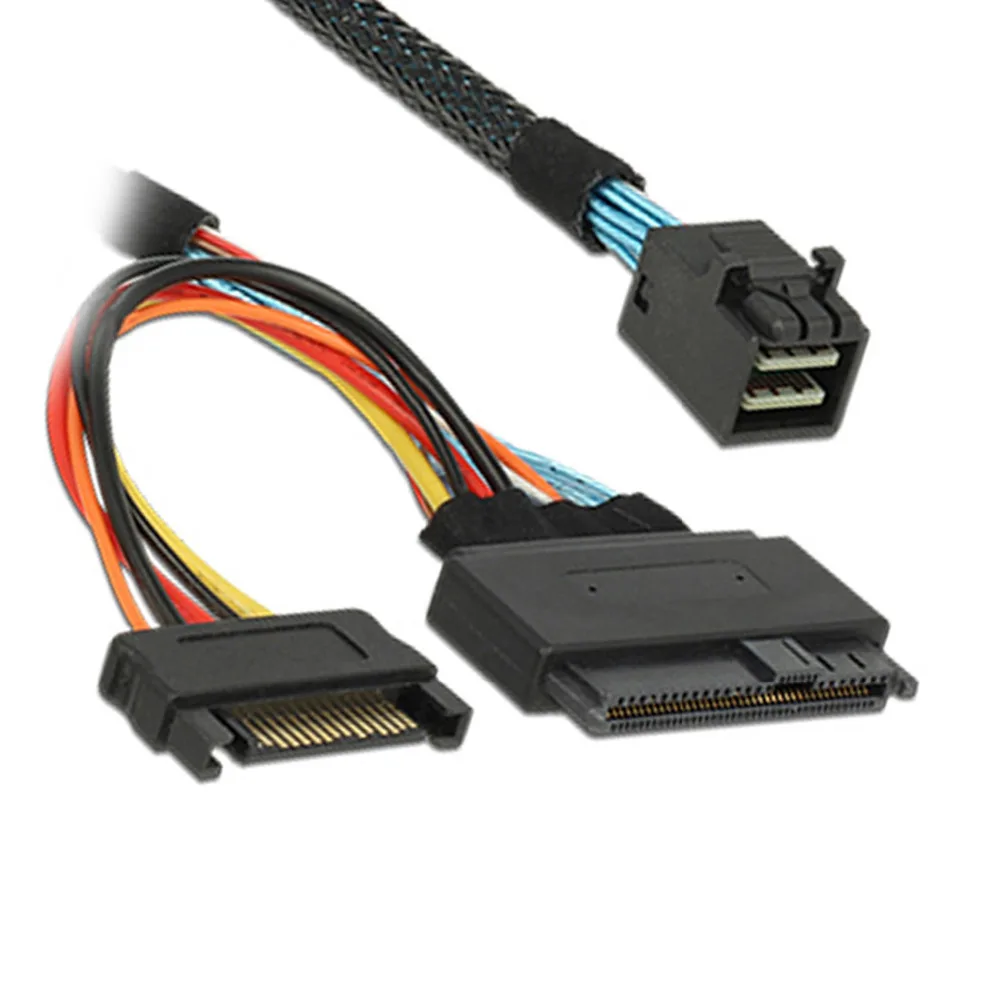 U.2 U2 SFF-8639 NVME PCIe SSD Cable for Mainboard Intel SSD 750 p3600 p3700 M.2 SFF-8643 Mini SAS HD