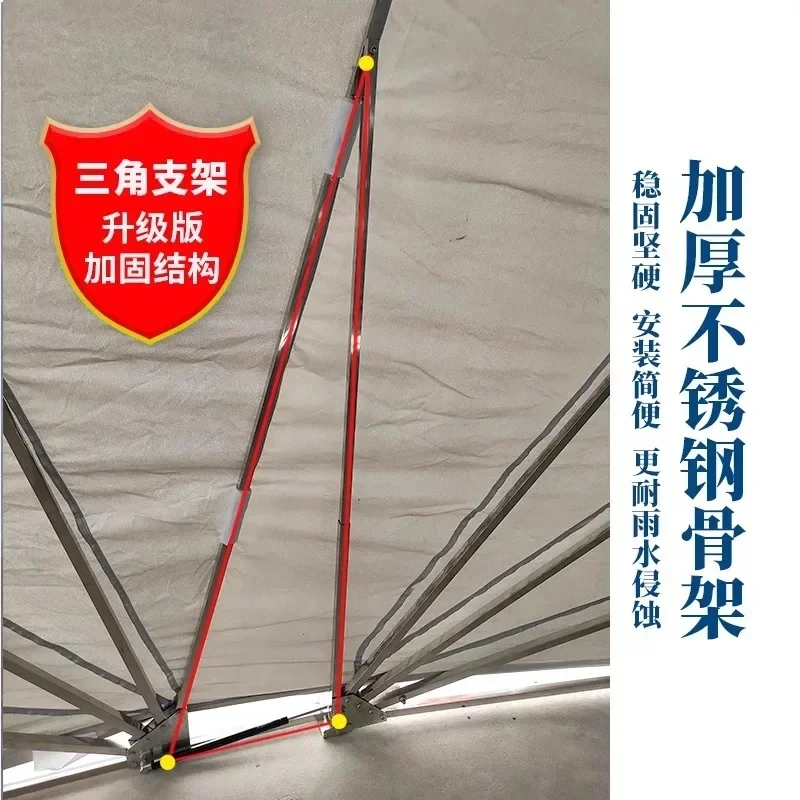 Automatic Mobile Carport Folding Shed External Rainproof, Sun Proof And Waterproof Cloth