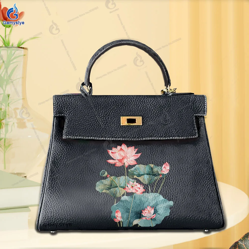 

Personalizar Bolso Art Printed Bags Personalizar Bolso Art Printed Bags High Quality Genuine Leather Woman Bag Tote Bags Luxury