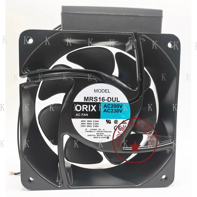 C  FOR ORIX MRS16-DUL 16062 AC200-230V 0.24/0.25A 16CM Cooling Fan