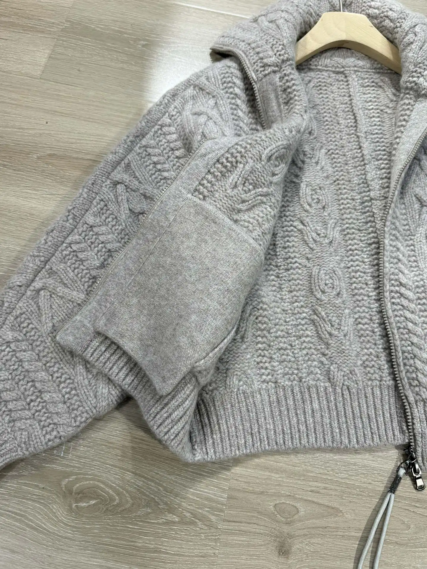 2014 Autumn/Winter New Jackets Collar Knitted 100% Cashmere Sweater Knitted Cardigan Coat For Women