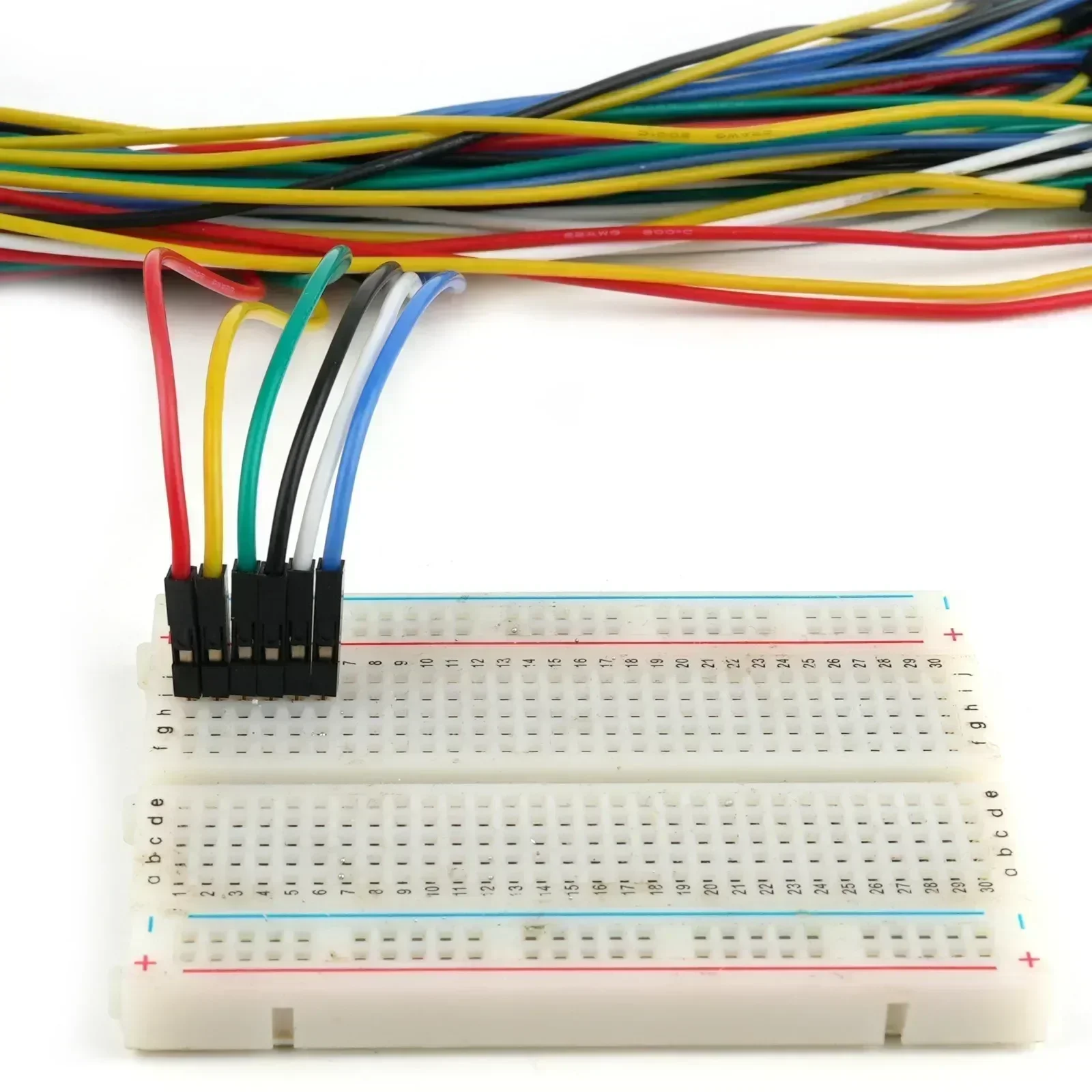 60pcs 2.54mm DuPont Wire 30cm 22AWG Silicone Material Gold-plated Terminals High-temperature Test Mmale and Female Wire