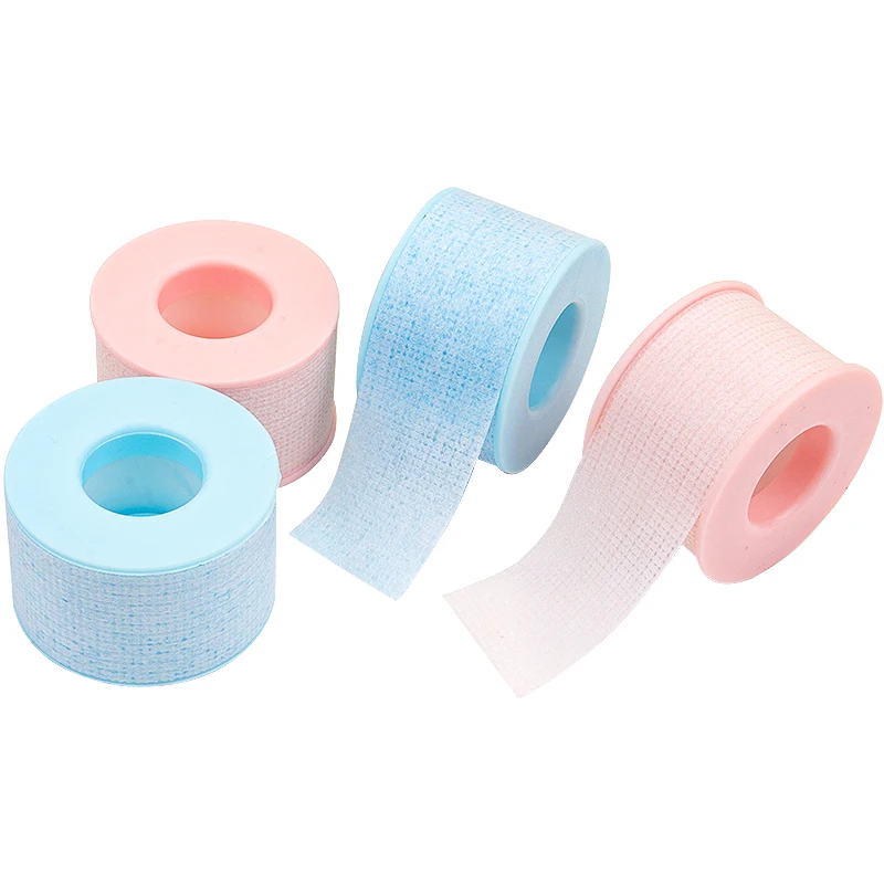 Blue Breathable Easy to Tear Medical Tape Eye Paper Under Patches Eyelash Extension Supply Eyelash Extension Tape Makeup Tools