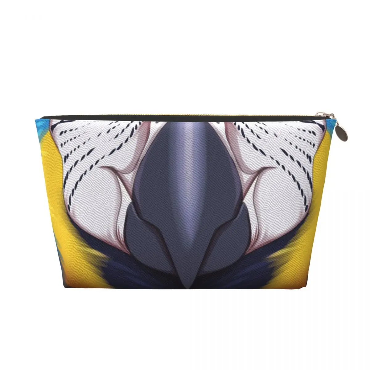 Custom Cute Macaw Beak Travel Cosmetic Bag for Women Parrot Bird Toiletry Makeup Organizer Ladies Beauty Storage Dopp Kit