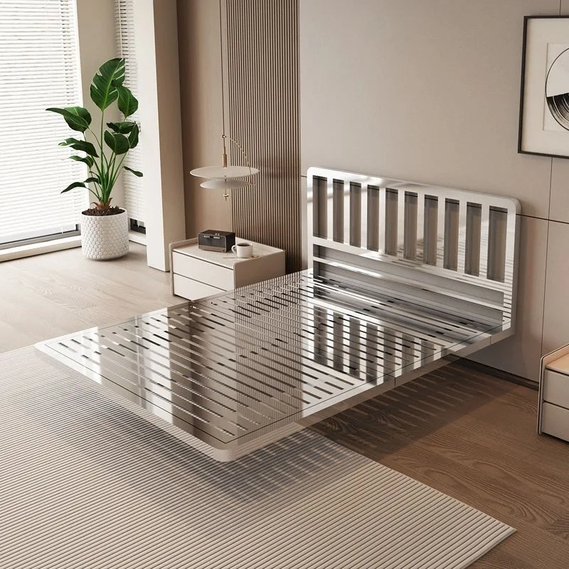 304 stainless steel suspension bed, thickened master bedroom double