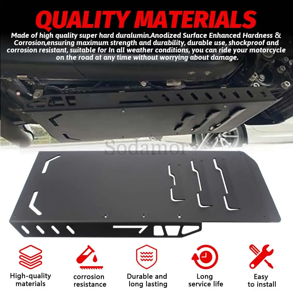 

Motorcycle engine skid plate/Lower Engine Base Chassis Protection Guard For Harley Davidson 23 24 Street Glide Ultra FLHXU 2025
