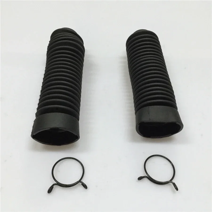 -For Suzuki GN250 dedicated front shock absorber dust cover pure natural rubber with steel wire hoop free shipping