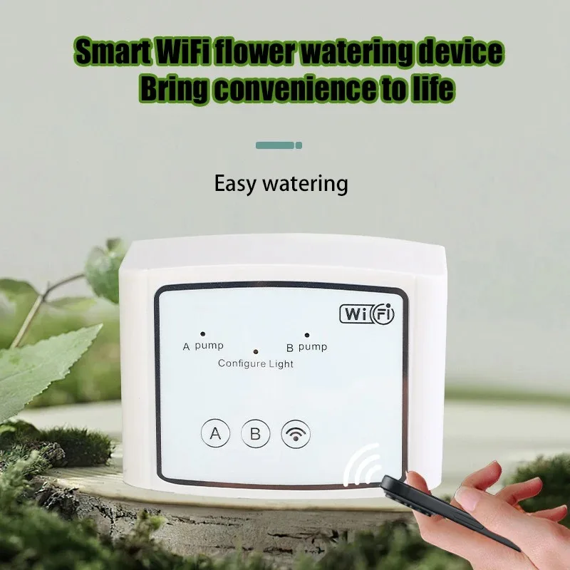 

Wifi Garden irrigation automatic watering set with remote control and adjustable water volume drip arrow controller