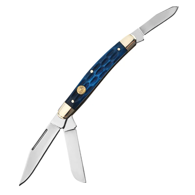 LIXIU Professional Grafting Knife – 3Cr13 Stainless Steel Blade with Ox Bone Handle, Ideal for Fruit Tree Budding Bonsai Pruning
