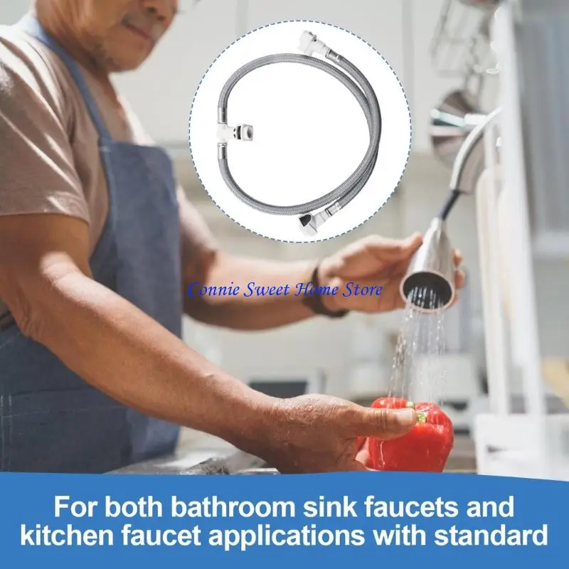 

LXAF Faucet Replacement Hose 114299 Supply Hose kits for Bathroom Sink Upgrades