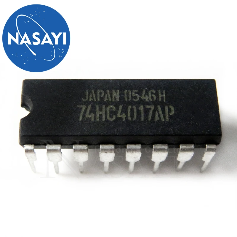 10Pcs Sn74Hc4017N 7…
