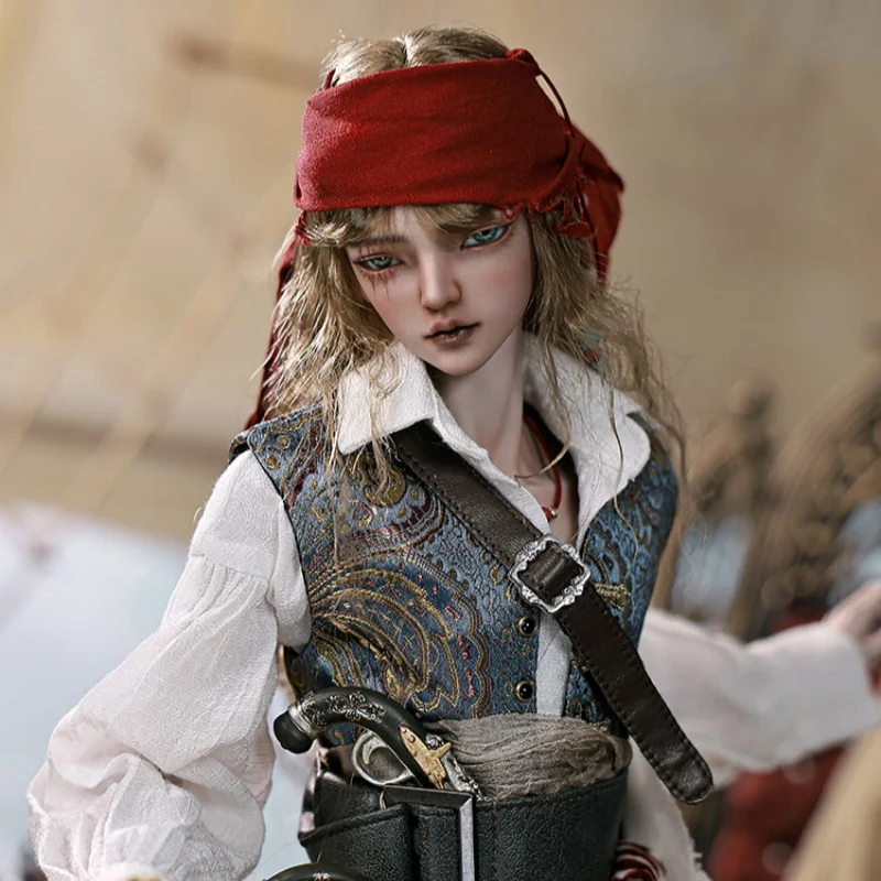 ShugaFairy Helios Bjd Doll 1/4 Bubo Body Middle Ages Sea Warrior Pirate Captain Hook Moveable Joints Full Set Fashion Doll Toys