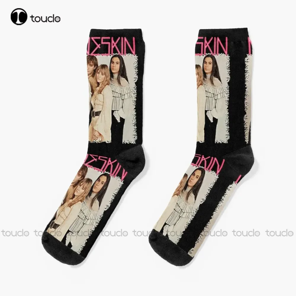 The Måneskin - Maneskin Socks Warm Socks Personalized Custom Unisex Adult Teen Youth Socks 360° Digital Printing Streetwear