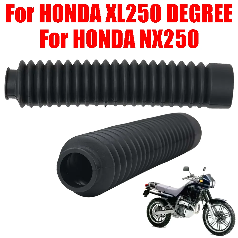 For HONDA XL250 DEGREE 250 NX250 Motorcycle Accessories Front Fork Cover Dust Gaiter Boots Shock Absorber Suspension Protector