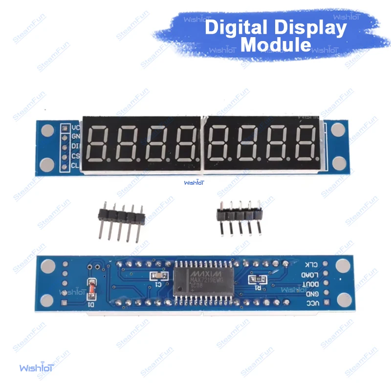 

10PCS MAX7219 LED Dot Matrix 8x8 Digital Tube Display Control Module 5V Microcontroller Serial Driver 7-Segment for Arduino