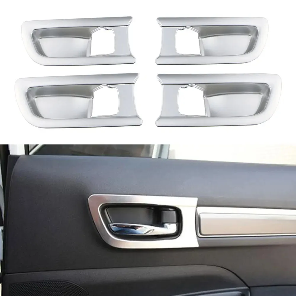 Interior Door Handle Bowl Cover for Renault Koleos MK II 2 Samsung QM6 2017 - 2023 4Pcs Car ABS Decoration Sticker Accessories