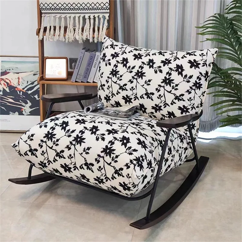 Hot Selling Modern Luxury Sofa Chairs for Apartment  Features Uniquely Designed Rocking Chair Lounge Chairs for Living Room