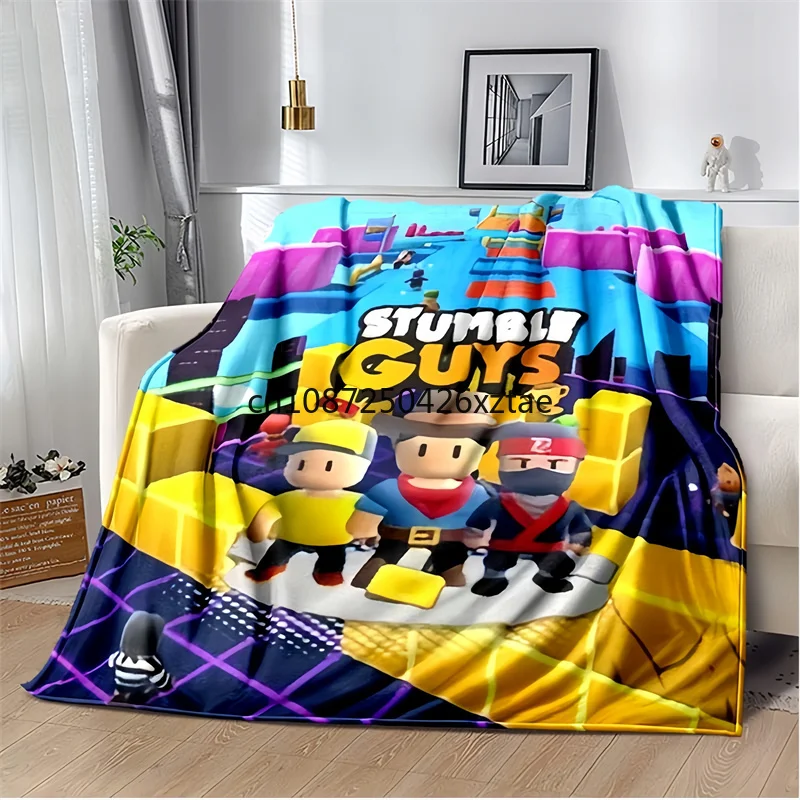 SS-Stumble G-Guys Children Blanket,Soft Warm Sports Yoga Sofa Bed Blankets,boys and Girls Brithday Gift,tapestry