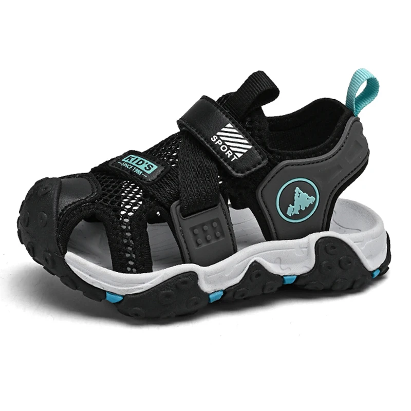 Kinder Sandalen 2024 Zomer Nieuwe Ademende Jongens Sport Sandalen Anti Slip Slijtvaste Meisjes Casual Sandalen