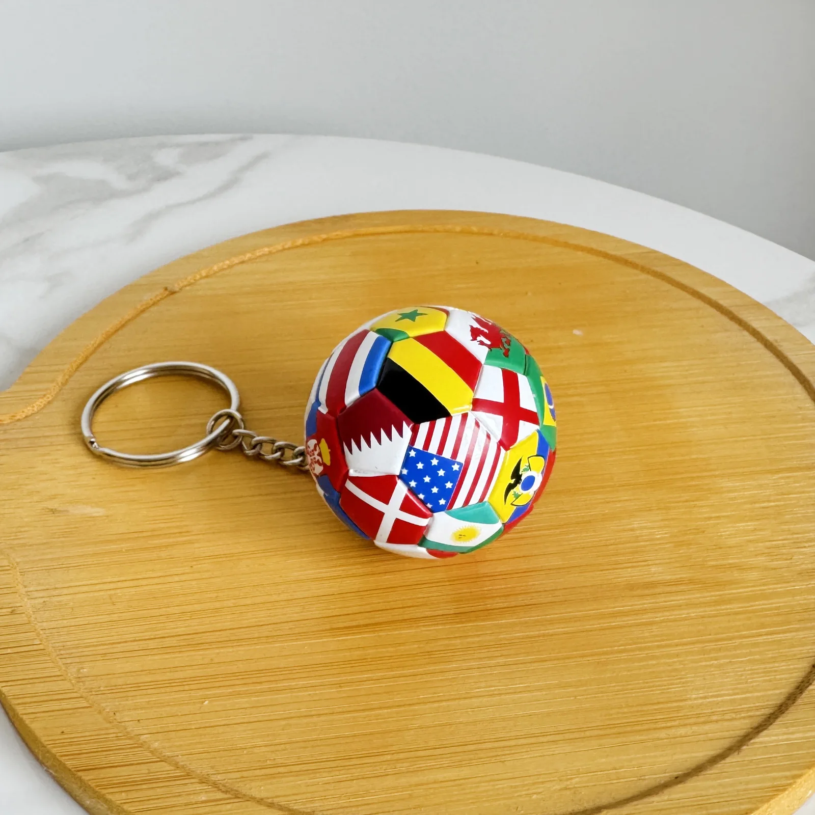 2026 FIFA Football Keychain Soccer Fan Souvenir Acrylic Pendant Key Ring Bag Charm Collectible Gift Tournament Memorabilia view 4