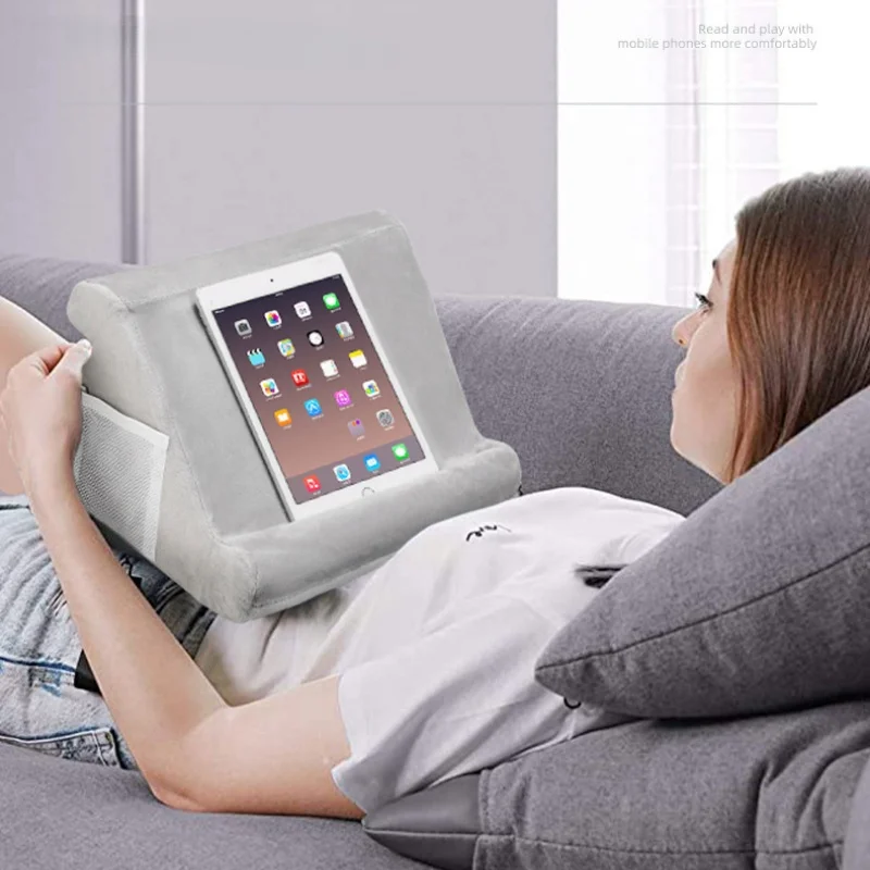 

Tablet Stand Multifunction Sponge Pillow Stands for IPad Samsung Huawei Tab Reading Holder Support Bed Mount Bracket Book