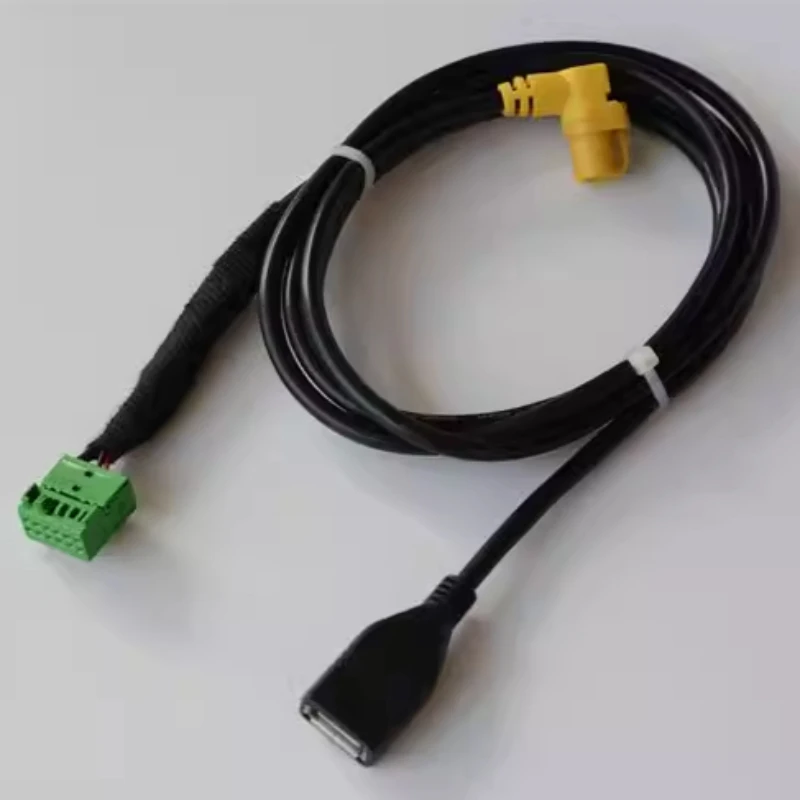 1pcs for Audi Q5 A6L A4L Q7 A5 S5 Install Additionally MMI 3G AMI Wiring Harness Multimedia USB Music Car Accessories 5