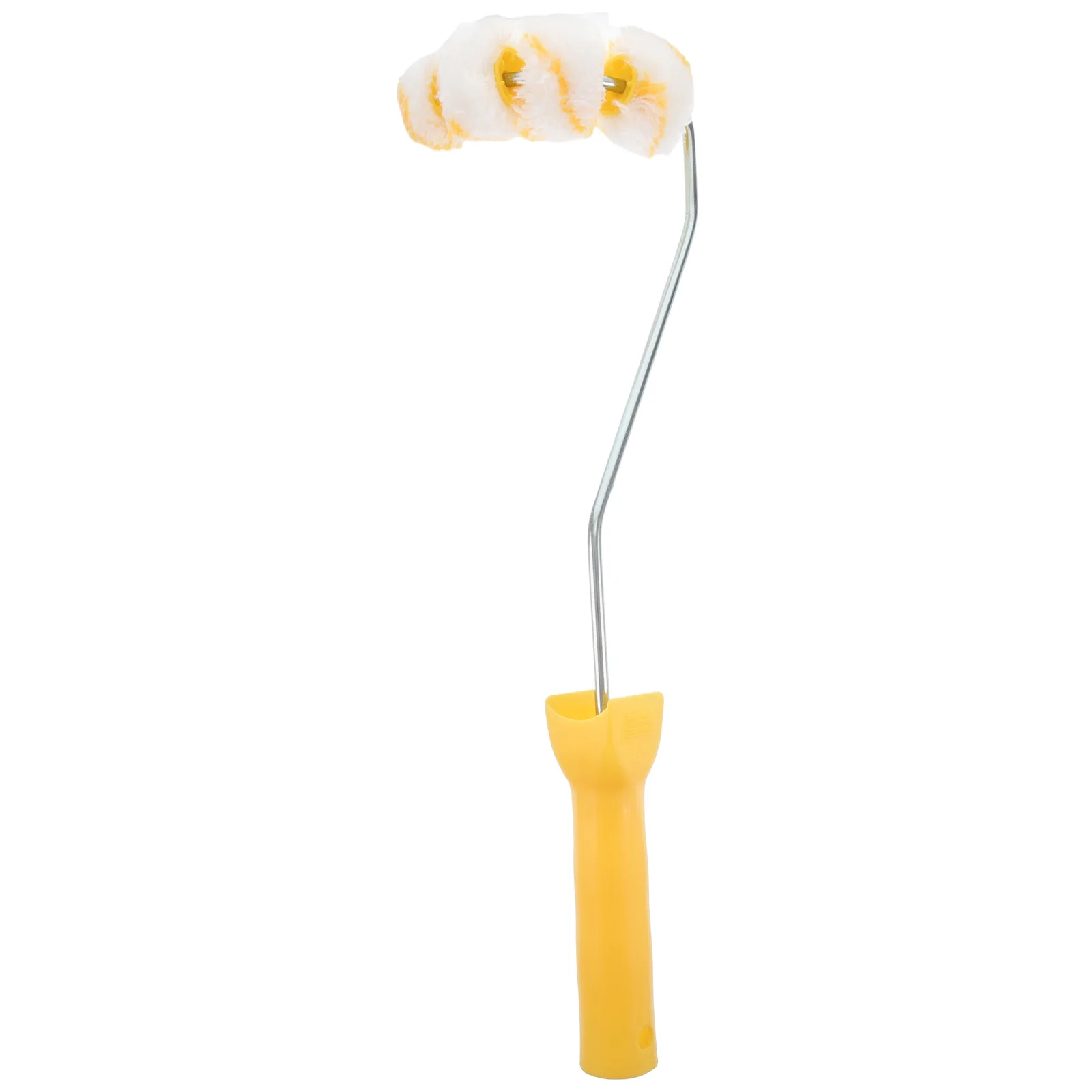 1Pcs Wheels Pipe Tube Roller Brush Firefighting Paint Brush Premium Material Easy Clean Lint Free Coverage