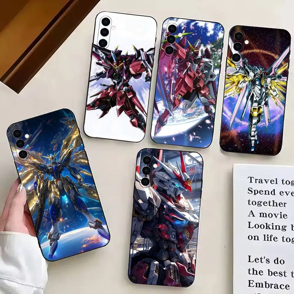 Classic Anime  M-Mecha-a  Phone Case For Samsung Galaxy A20,A21s,A22,A31,A32,A52,A53,A72,73,A80 Black Silicone Case
