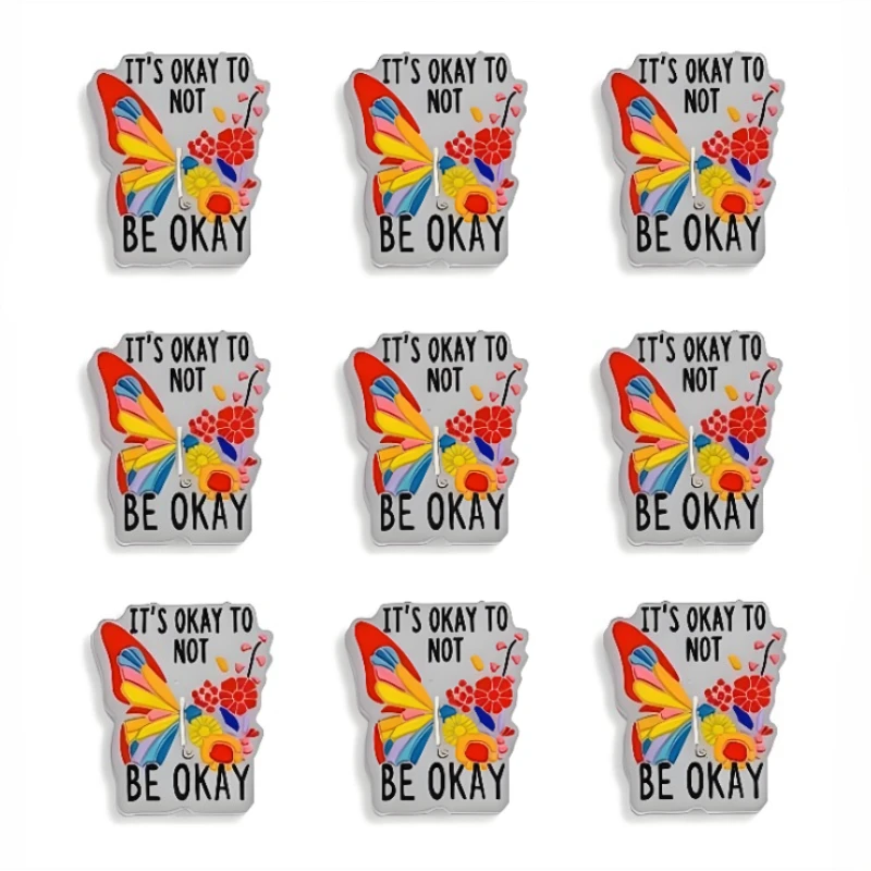 

20pcs New Silicone Beads Cute Funny Focal Beads Perfect for DIY Keychain Jewelry Making Pen Beaded Necklace Accessories