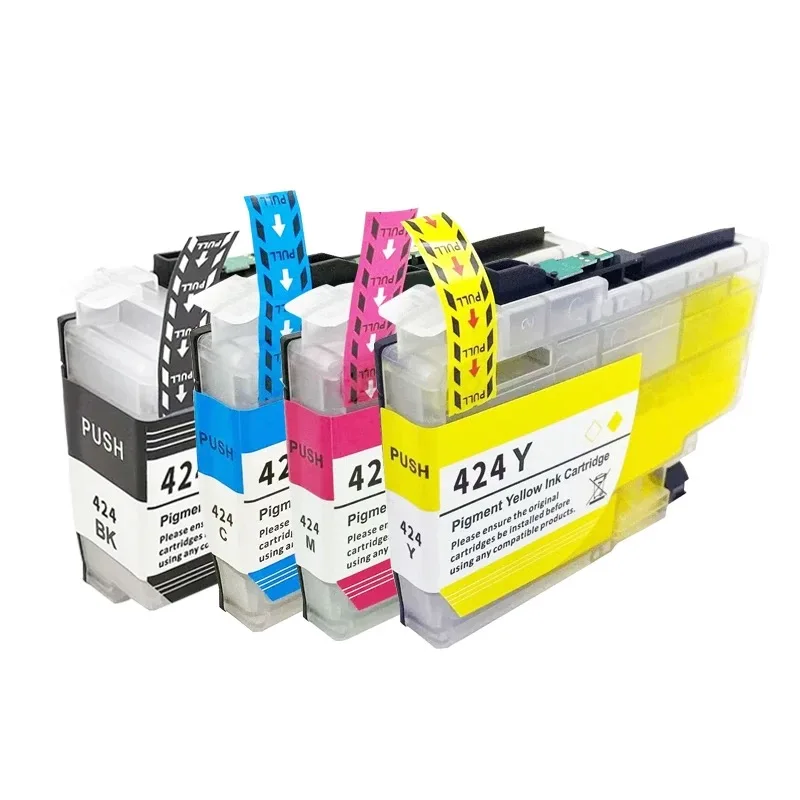 New Compatible for Brother DCP-J1200DW J1200dw DCP-J1200 All-in-One Printer Ink Cartridge LC424 BK Europe LC424