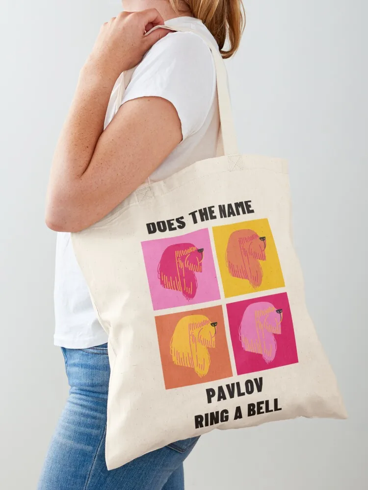 

Does the Name Pavlov Ring a Bell Tote Bag tote bag university Shopping bags reusable grocery bags canvas tote bag