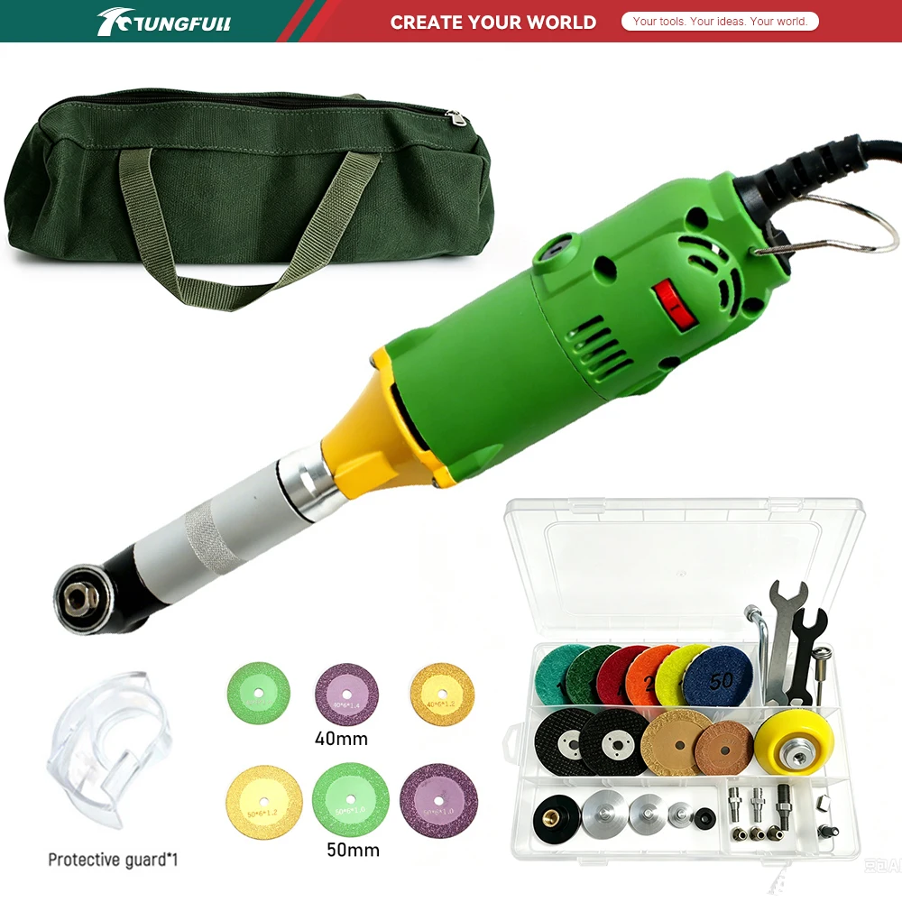 TUNFULL 220V Power Grout Removal Tool Portable Tile Grout Cleaner For Old Seam Removing And Home Repair